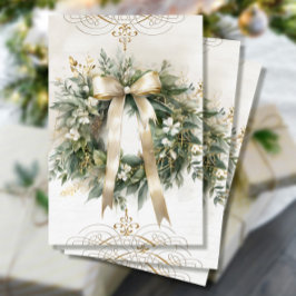 Papel De Seda Natais vintages Rua Floral de Ephemera Decoupage