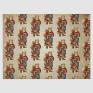 Papel De Seda Natais vintages Velho Pai Natal