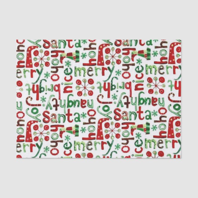 Papel De Seda Natal (Frente )