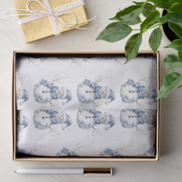 Papel De Seda Natal Branco Chic