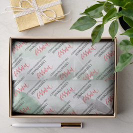 Papel De Seda Natal Branco Vila do País