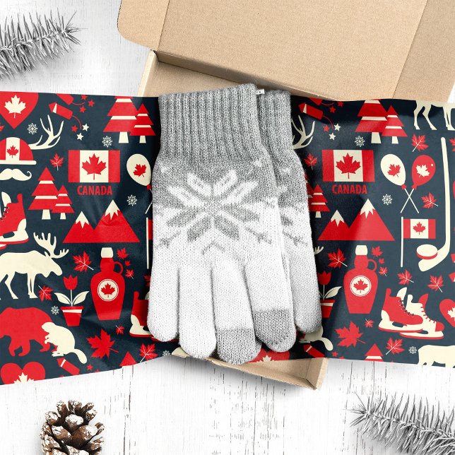 Papel De Seda Natal Canadense de Alce (Criador carregado)