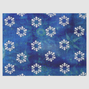 Papel De Seda Natal da Vela Azul