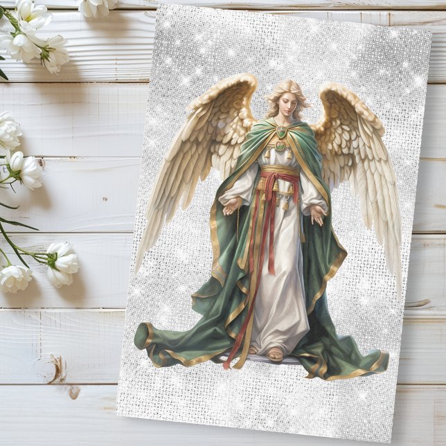 Papel De Seda Natal de Anjo Férias de Inverno Aquarela (Criador carregado)