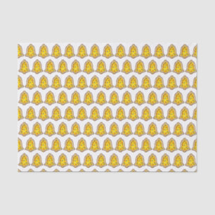 Papel De Seda Natal de Feriado de Biscoitos Amarelos