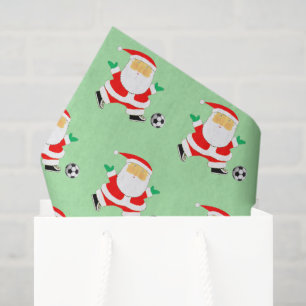 Papel De Seda Natal de Futebol