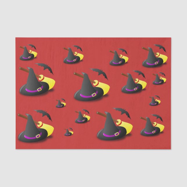 PAPEL DE SEDA NATAL DE HALLLOWEEN PERSONALIZADO (Frente )