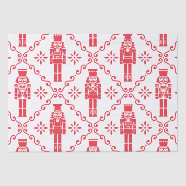 Papel De Seda Natal de Nutcracker (Frente )