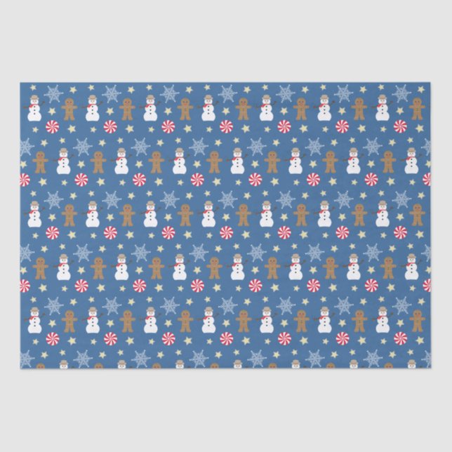 Papel De Seda Natal divertido e Rico (Frente )