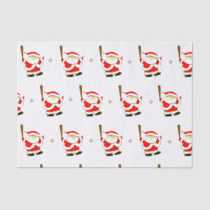 Papel De Seda Natal do basebol