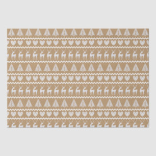 Papel De Seda Natal do Folheto Escandinavo