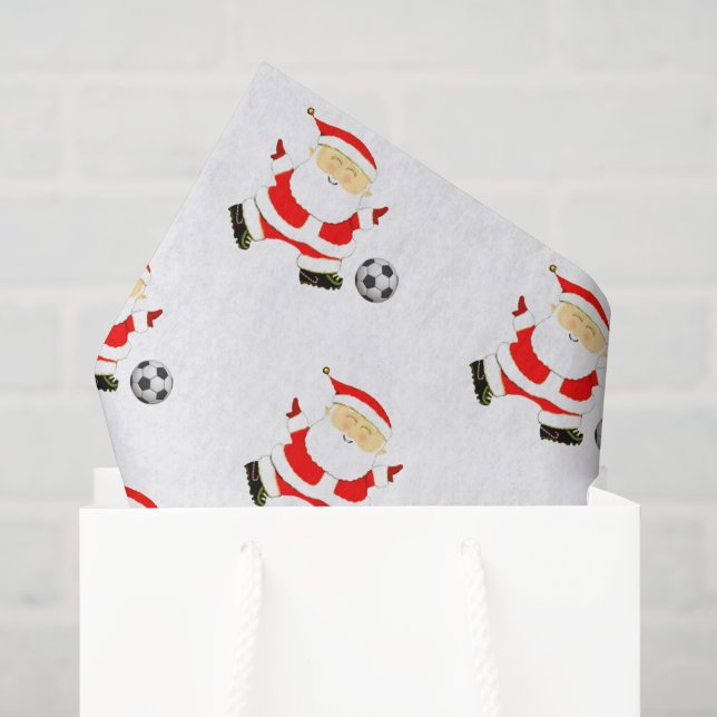 Papel De Seda Natal do Futebol (Sacola de presentes)