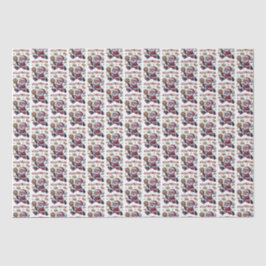 Papel De Seda Natal do Pickleball Papai Noel