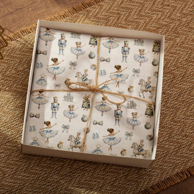 Papel De Seda Natal do Quebra-Cobra Aquarela (Criador carregado)