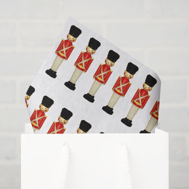 Papel De Seda Natal em Londres (Sacola de presentes)
