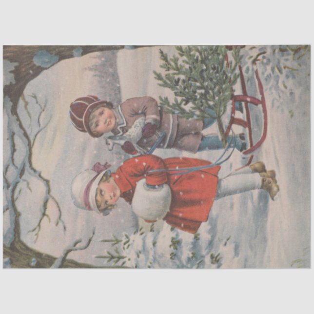 Papel De Seda Natal Emphera Série Design 8 (Frente )