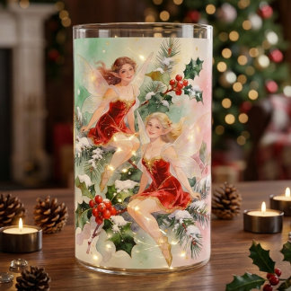 Papel De Seda Natal Encantado 2 Fadas Tema de Inverno TMF26