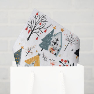 Papel De Seda Natal Escandinavo