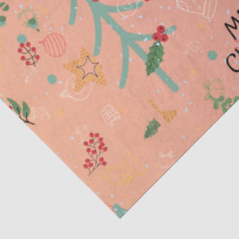 Papel De Seda Natal Fofo