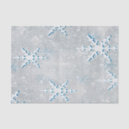 Papel De Seda Natal IceSnowflakes
