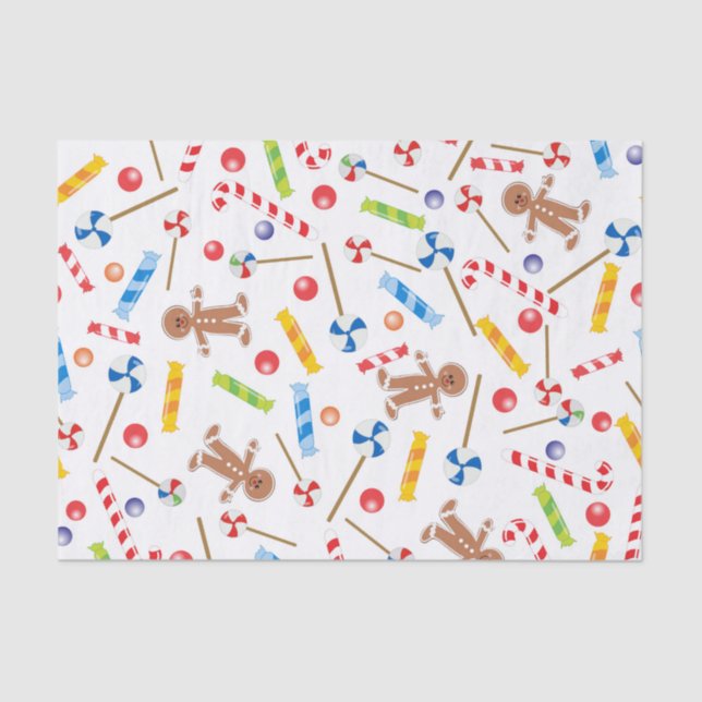 Papel De Seda Natal impressionante (Frente )