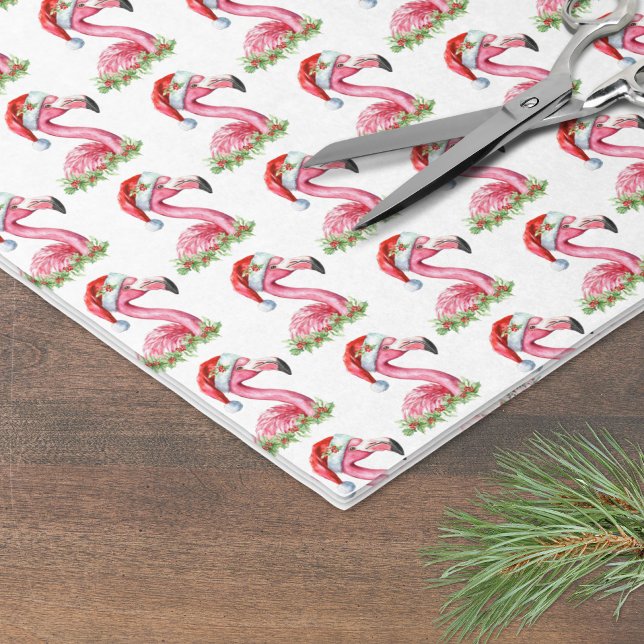 Papel De Seda Natal na Praia Tropical (Tropical Beach Christmas Tissue Paper)