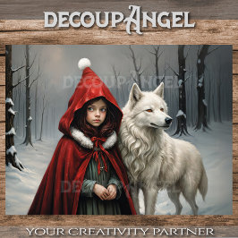 Papel De Seda Natal no bosque - Decoupage -