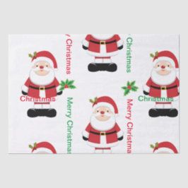 Papel De Seda Natal Papai Noel