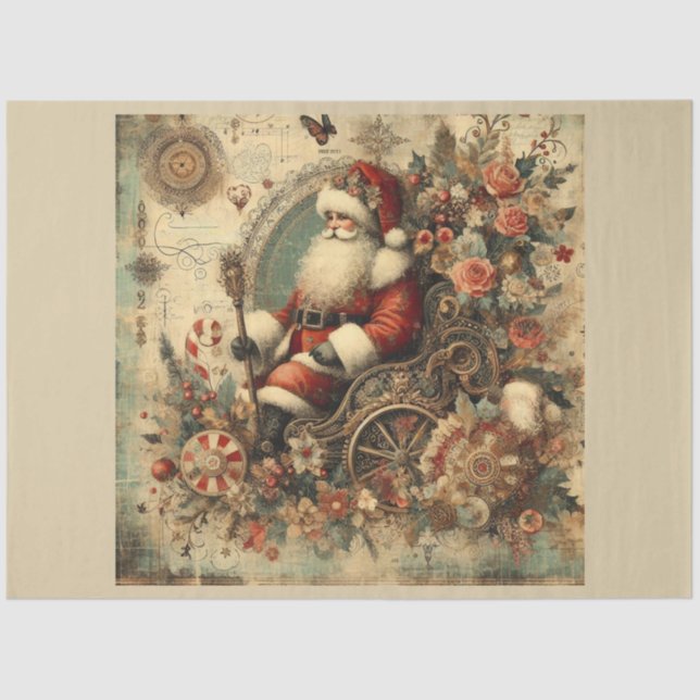 Papel De Seda Natal Passado - Design Série 21 (Frente )