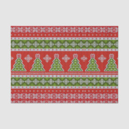 Papel De Seda Natal Red Holidays Moderno