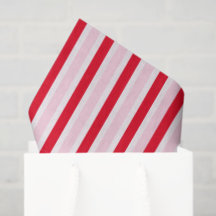 Natal Rosa Vermelho Listrado Moderno
