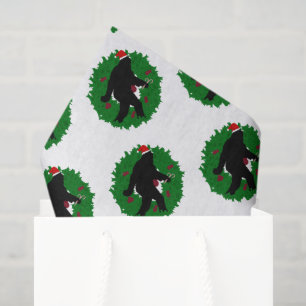 Papel De Seda Natal Sasquatchando