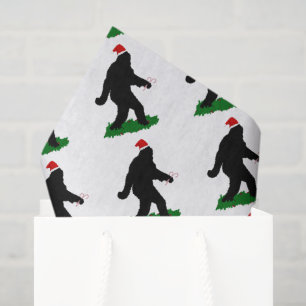 Papel De Seda Natal Sasquatchando