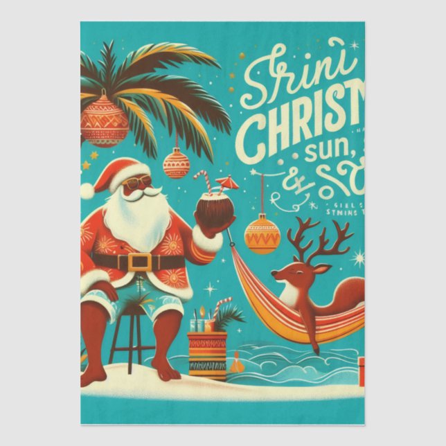 Papel De Seda Natal Trini (Frente )