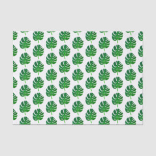 Papel De Seda Natal tropical em julho Folha de palmeira de Monst