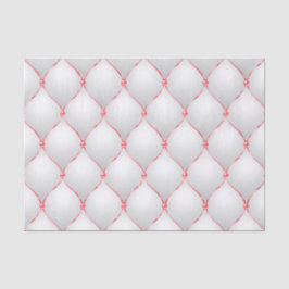 PAPEL DE SEDA NATAL TUFADO VERMELHO E BRANCO