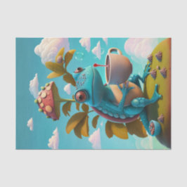 Papel De Seda Nathaniel Bebe Café, Lizard