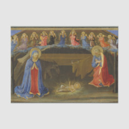 Papel De Seda Natividade Angela Mãe Mary Bebê Jesus Natal