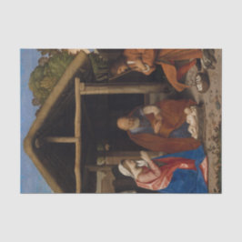 Papel De Seda Natividade Crib Adoração do Natal dos Pastores