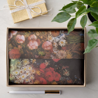 Papel De Seda Natureza-morta Flores em um Vaso por Vincent van G