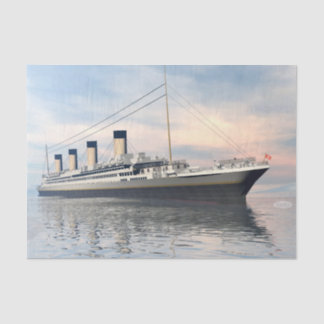 Papel De Seda Navio titânico - 3D rendem