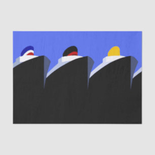 Papel De Seda Navios de cruzeiro Poster vintage Ocean Liner