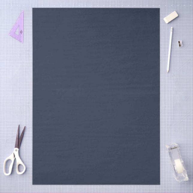 Papel De Seda Navy Blue (Arte )