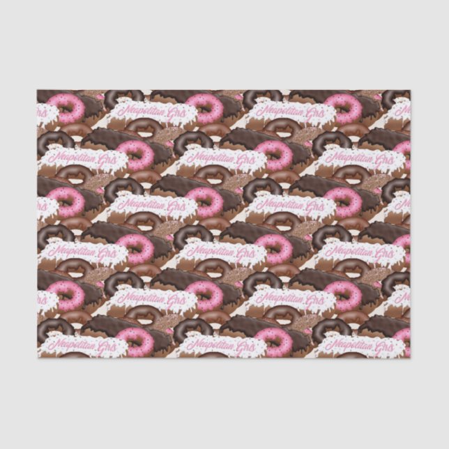 Papel De Seda Neapolitan-Girls-Donuts (Frente )