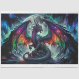 Papel De Seda Nebula Dragon
