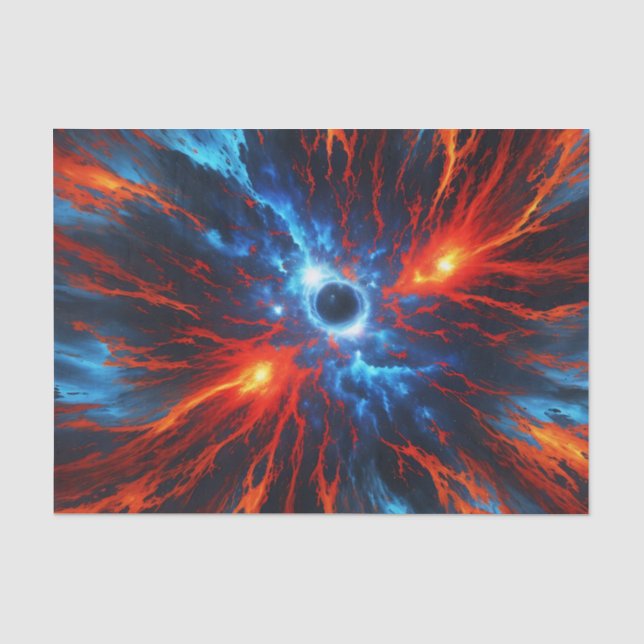 Papel De Seda Nebula Fiery Vortex (Frente )