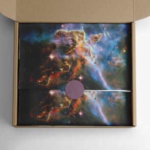 Papel De Seda Nebulosa da galáxia espacial. Estrelas do univers