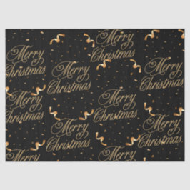 Papel De Seda Negrito Dourado