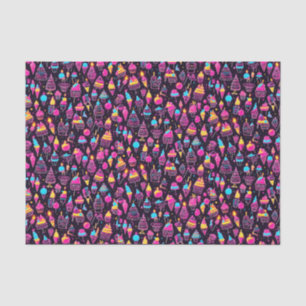 Papel De Seda Neon Birthday Sweets