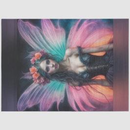 Papel De Seda Neon Festival Summer Fairy Decoupage Paper